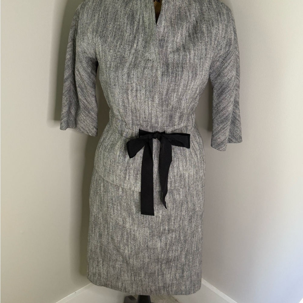 Gray Dress With Removable Jacket - image 5